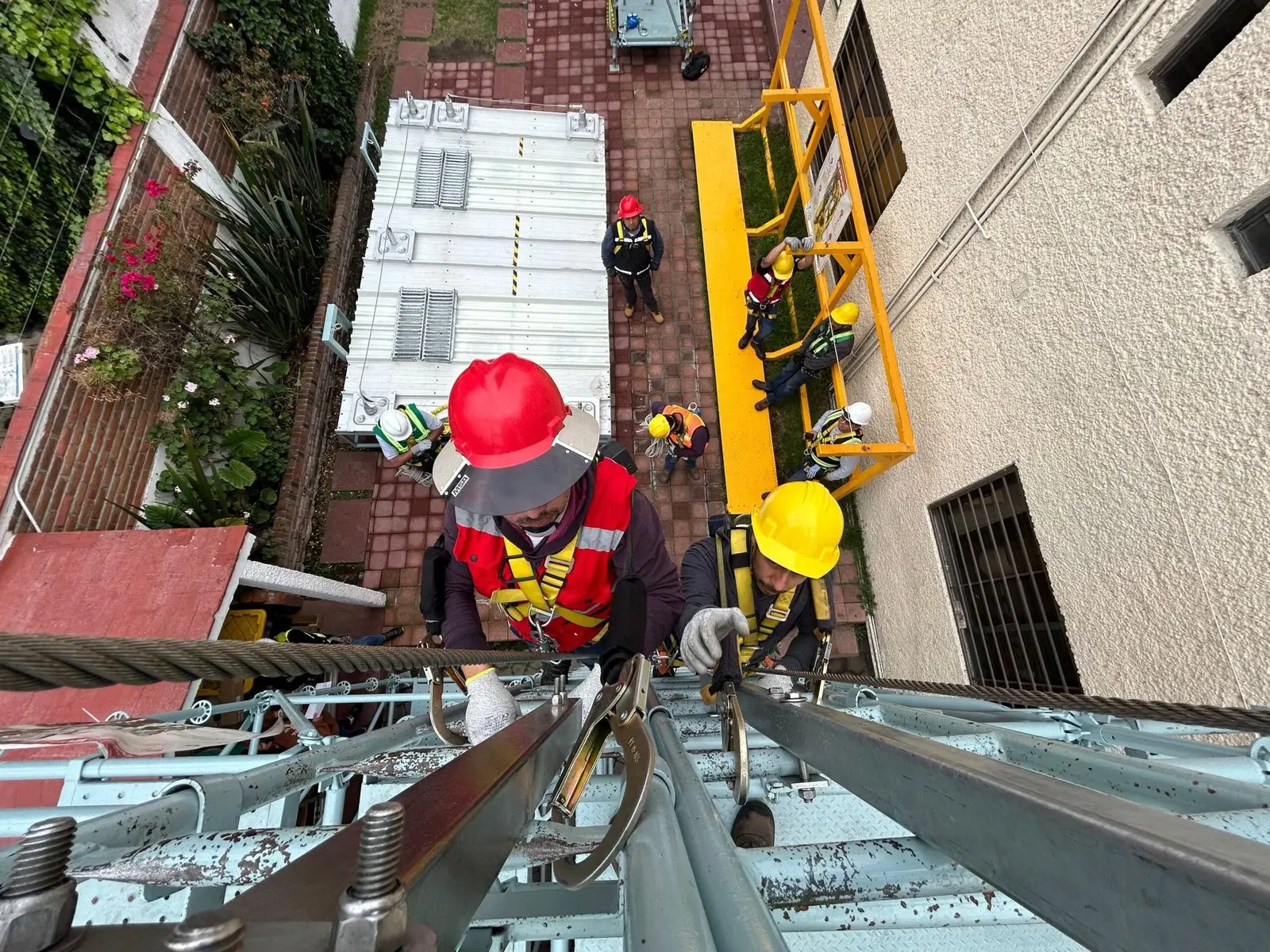 Capacitación escalera marina